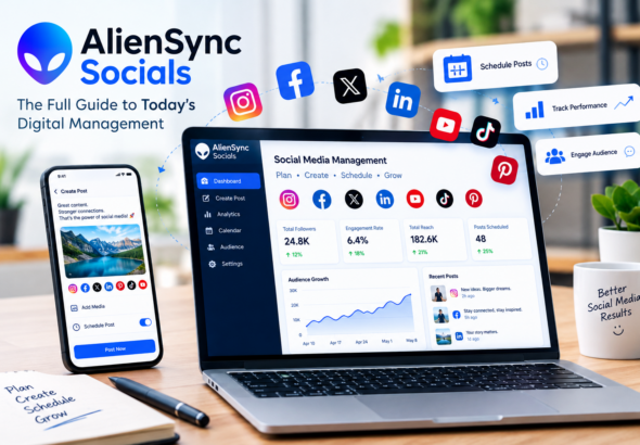 AlienSync Socials Software