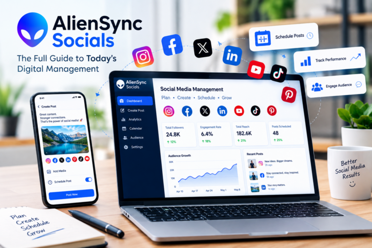 AlienSync Socials Software